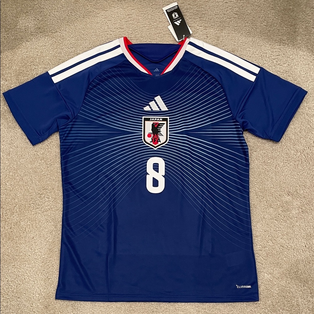 Adidas Minamino Japan Home Jersey 2026 size L NWT